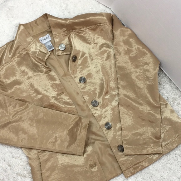Chico’s liquid gold jacket - Picture 7 of 8